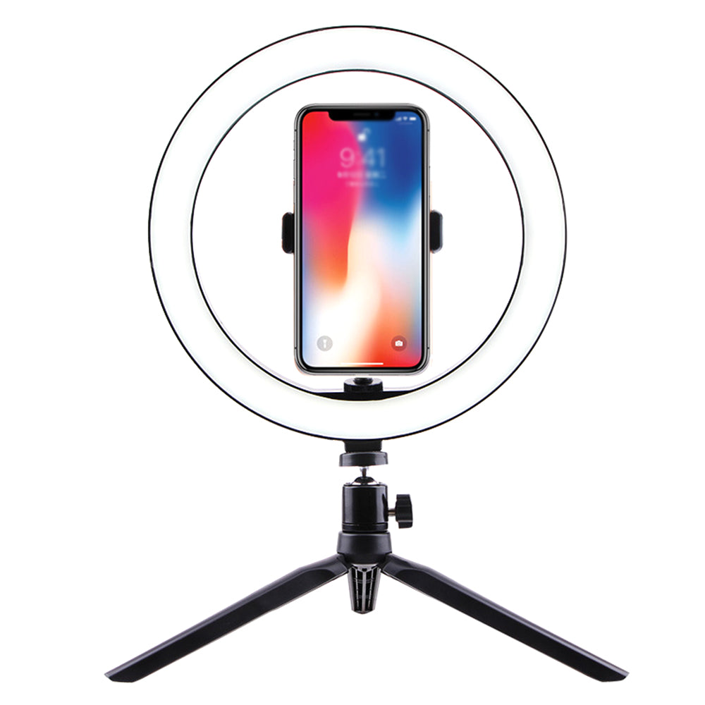 Frochy Mini Ring Light-Clip-On LED Light for Content Creation &Videos Calls